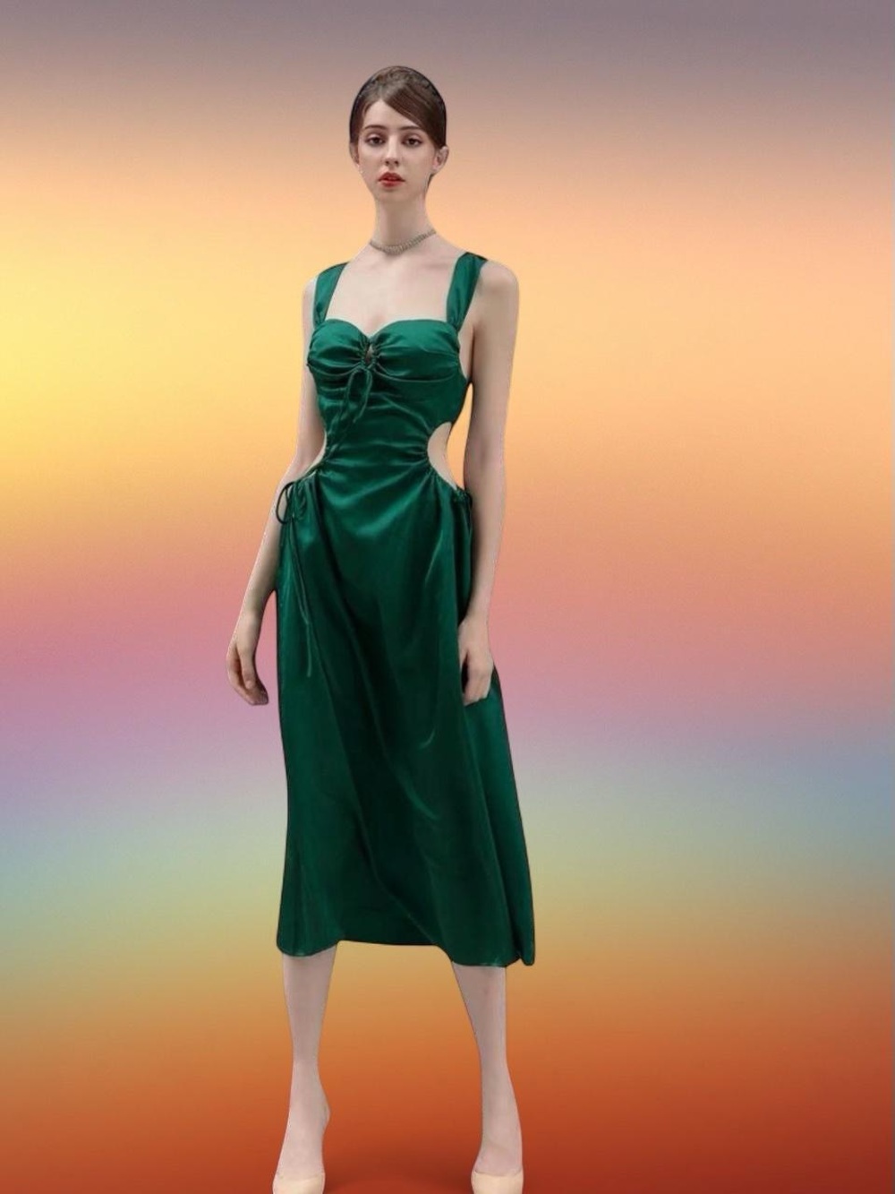 Mypheme midi cutout dress